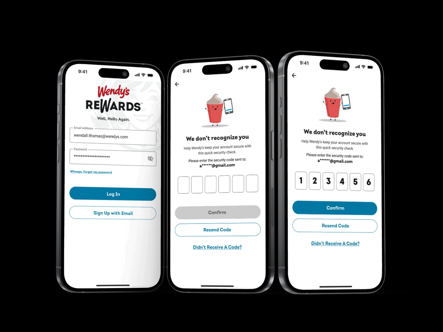 Wendy's digital ordering app